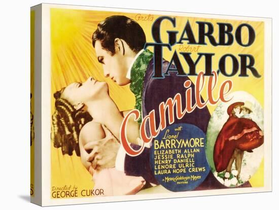 Camille, Greta Garbo, Robert Taylor, Greta Garbo, Robert Taylor, 1936-null-Stretched Canvas