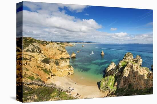 Camilo beach (Praia do Camilo). Algarve, Portugal-Mauricio Abreu-Premier Image Canvas