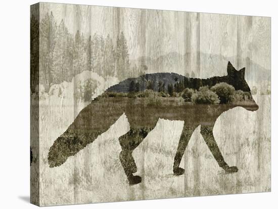 Camouflage Animals - Fox-Tania Bello-Stretched Canvas