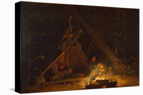 Camp Fire, 1880-Winslow Homer-Premier Image Canvas