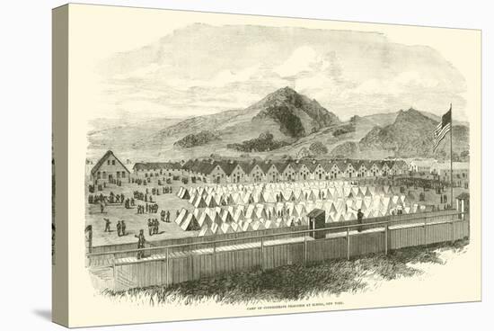 Camp of Confederate Prisoners at Elmira, New York, May 1865-null-Premier Image Canvas