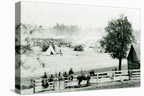 Camp Winfield Scott, near Yorktown, 3Rd May 1862 (B/W Photo)-Mathew Brady-Premier Image Canvas