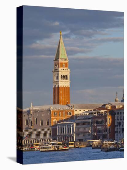 Campanile, Riva Degli Schiavoni and Bacino Di San Marco, Venice, Italy-Jon Arnold-Premier Image Canvas