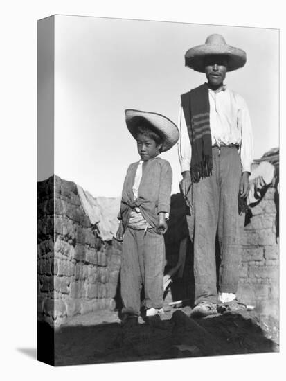 Campesino and Son, State of Veracruz, Mexico, 1927-Tina Modotti-Premier Image Canvas