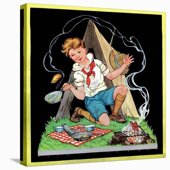 Campfire Cooking - Child Life-Hazel Frazee-Premier Image Canvas