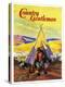 "Camping Near Sheep," Country Gentleman Cover, October 1, 1940-null-Premier Image Canvas