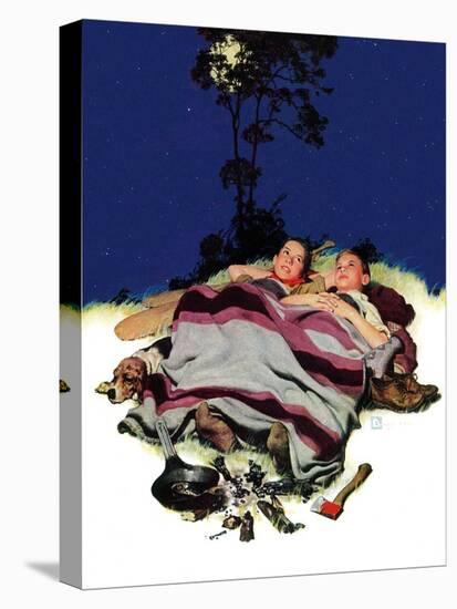"Camping Out,"August 13, 1938-Douglas Crockwell-Premier Image Canvas