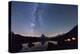 Camping under the Stars and Milky Way with Matterhorn Reflected in Lake Stellisee, Switzerland-Roberto Moiola-Premier Image Canvas