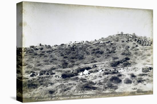Campsite of First Regiment of African Hunters in Tamarisco Area, Eritrea-null-Premier Image Canvas