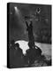 Can Can Dancer Held Up in the Air by a Performing Gentleman at the Paris Show-Nat Farbman-Premier Image Canvas