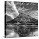 Canada, Alberta, Bow Valley Provincial Park, Mount Baldy and frozen Barrier Lake-Ann Collins-Premier Image Canvas