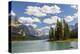 Canada, Alberta, Jasper National Park, Maligne Lake and Spirit Island-Jamie & Judy Wild-Premier Image Canvas