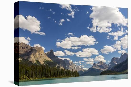 Canada, Alberta, Jasper National Park, Maligne Lake-Jamie & Judy Wild-Premier Image Canvas