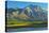 Canada, Alberta, Waterton Lakes National Park. Vimy Ridge and Lower Waterton Lake.-Jaynes Gallery-Premier Image Canvas