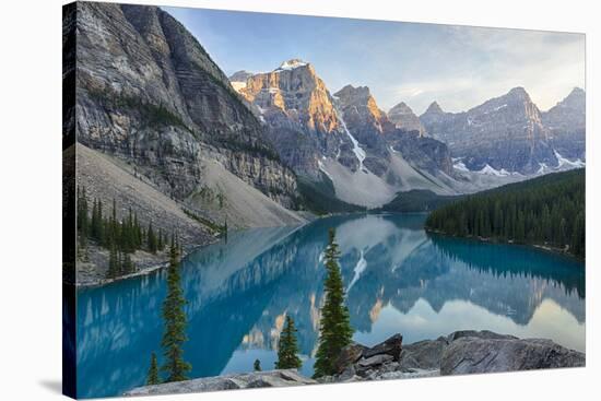 Canada, Banff National Park, Valley of the Ten Peaks, Moraine Lake-Jamie & Judy Wild-Premier Image Canvas