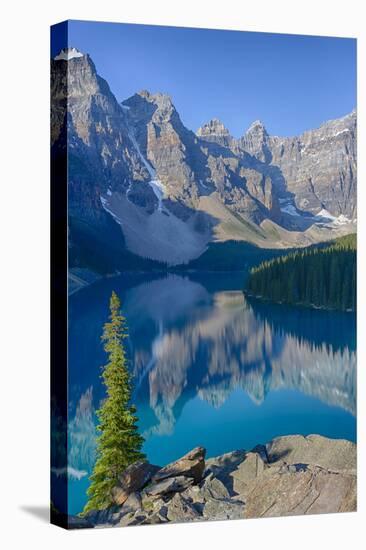 Canada, Banff National Park, Valley of the Ten Peaks, Moraine Lake-Jamie & Judy Wild-Premier Image Canvas