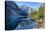 Canada, Banff NP, Valley of the Ten Peaks, Moraine Lake, Canoe Dock-Jamie & Judy Wild-Premier Image Canvas