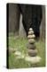 Canada, British Columbia, Cowichan Valley. Balanced Rocks at a Lavender Farm-Kevin Oke-Premier Image Canvas