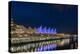 Canada Center lights reflect in harbor in Vancouver, British Columbia, Canada-Chuck Haney-Premier Image Canvas