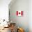 Canada Flag-ekler-Stretched Canvas displayed on a wall