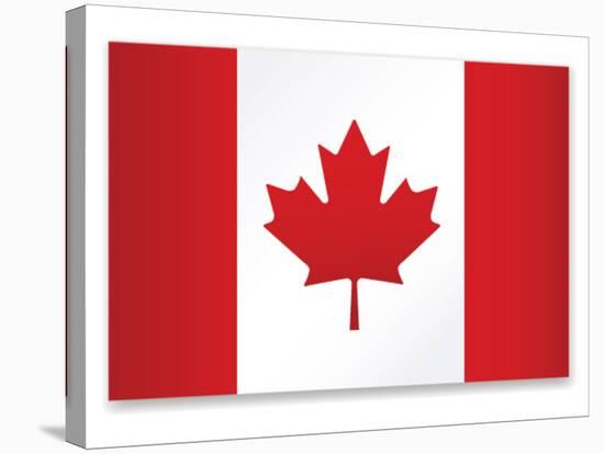 Canada Flag-ekler-Stretched Canvas