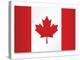 Canada Flag-ekler-Stretched Canvas