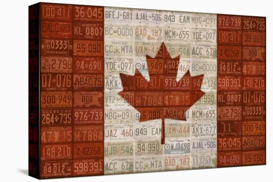 Canada License Plate Flag-Design Turnpike-Premier Image Canvas