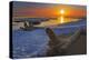 Canada, Manitoba. Ice and driftwood on Lake Manitoba at sunrise.-Jaynes Gallery-Premier Image Canvas