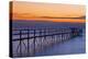 Canada, Manitoba, Winnipeg. Pier on Lake Winnipeg at dawn.-Jaynes Gallery-Premier Image Canvas