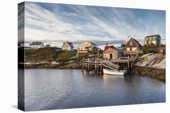 Canada, Nova Scotia, Peggy's Cove. Fishing village on the Atlantic Coast.-Walter Bibikow-Premier Image Canvas