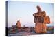 Canada, Nunavut, Rocks Cairns on Harbour Islands Along Hudson Bay-Paul Souders-Premier Image Canvas