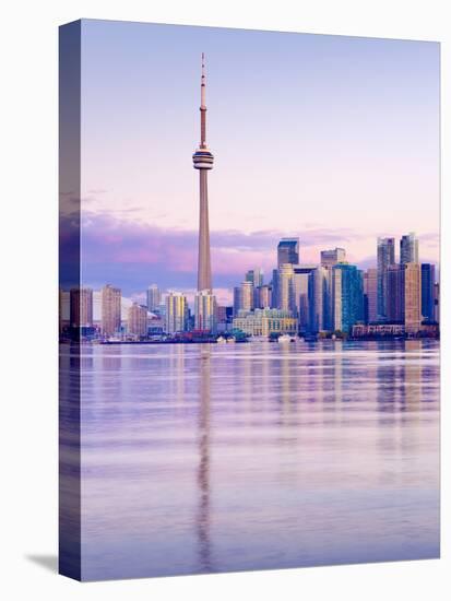 Canada, Ontario, Toronto, Cn Tower and Downtown Skyline-Alan Copson-Premier Image Canvas