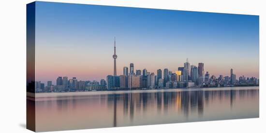 Canada, Ontario, Toronto, View of Cn Tower and City Skyline-Jane Sweeney-Premier Image Canvas