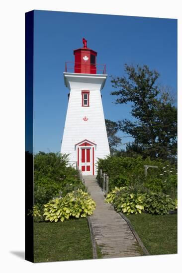 Canada, Prince Edward Island, Victoria, Beautiful Old Lighthouse Called Victoria Seaport Lighthouse-Bill Bachmann-Premier Image Canvas