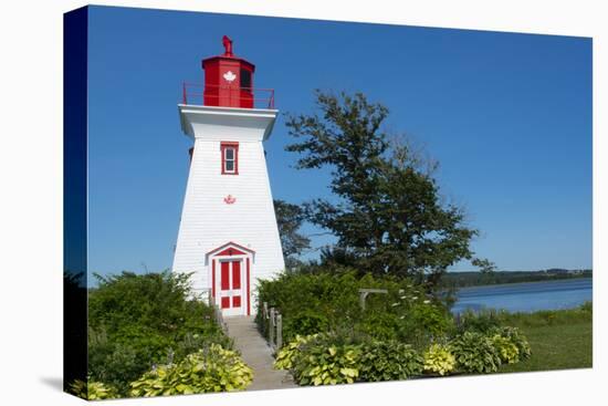 Canada, Prince Edward Island, Victoria, Beautiful Old Lighthouse Called Victoria Seaport Lighthouse-Bill Bachmann-Premier Image Canvas