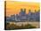 Canada, Quebec, Montreal, Downtown from Jacques Cartier Bridge across Saint Lawrence River-Alan Copson-Premier Image Canvas