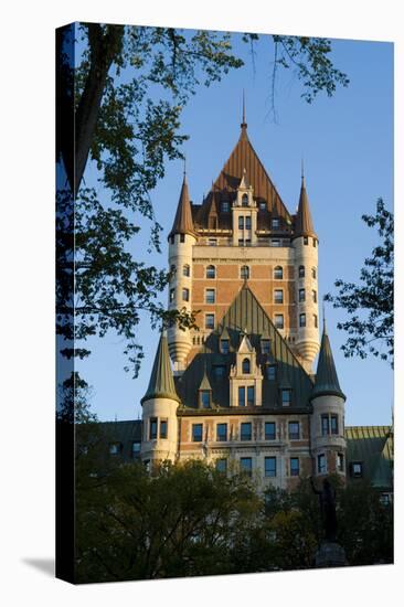 Canada, Quebec, Quebec City. Chateau Frontenac Hotel at Twilight-Bill Bachmann-Premier Image Canvas