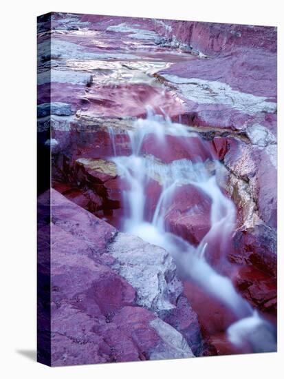 Canada, Reddish Argillite Adds Color to Streambed in Red Rock Canyon-John Barger-Premier Image Canvas