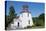 Canada, St. Martins, New Brunswick, White Tourist Lighthouse in Small Fishing and Lobster Village-Bill Bachmann-Premier Image Canvas