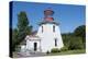 Canada, St. Martins, New Brunswick, White Tourist Lighthouse in Small Fishing and Lobster Village-Bill Bachmann-Premier Image Canvas