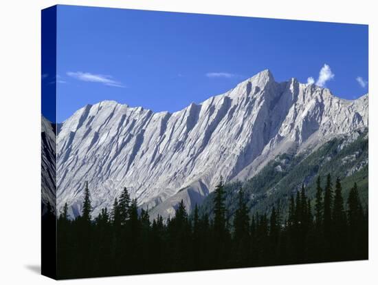 Canada, Tilted and Eroded Limestone Rock Layers-John Barger-Premier Image Canvas