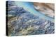 Canada, Yukon, Kluane National Park. Abstract of mountains and Slims River.-Jaynes Gallery-Premier Image Canvas