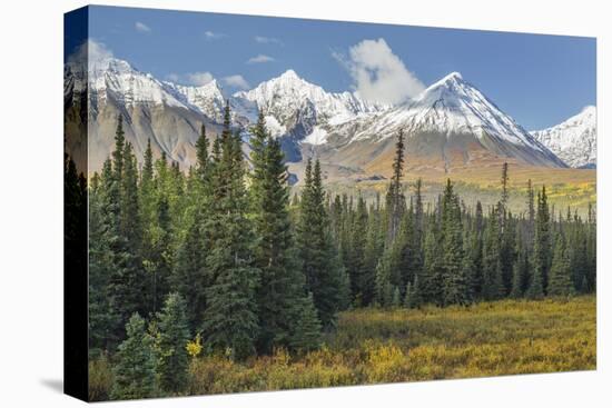 Canada, Yukon Territory, Kluane National Park. Landscape with St. Elias Range.-Jaynes Gallery-Premier Image Canvas