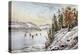 Canadian Winter Scene-Currier & Ives-Premier Image Canvas