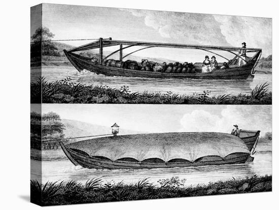 Canal Boat, 1796-Robert Fulton-Premier Image Canvas