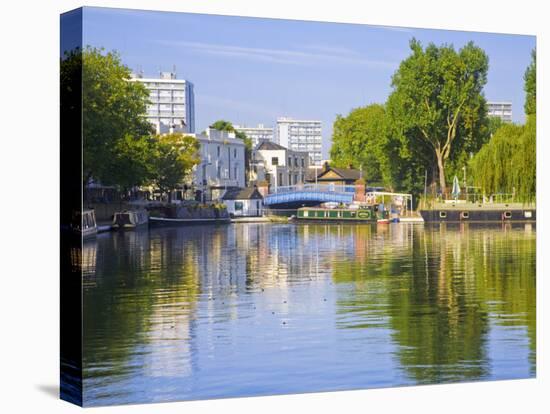 Canal Boats, Little Venice, Maida Vale, London, England-Jane Sweeney-Premier Image Canvas