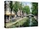 Canal, Delft, Holland (Netherlands), Europe-James Emmerson-Premier Image Canvas