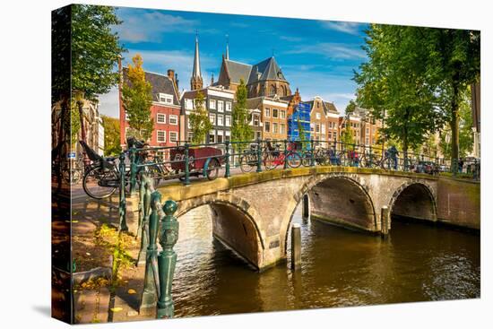 Canal in Amsterdam-sborisov-Premier Image Canvas