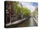 Canal in the Red Light District, Amsterdam, Netherlands, Europe-Amanda Hall-Premier Image Canvas