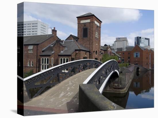 Canal Near the Sea Life Centre, Birmingham, England, United Kingdom, Europe-Ethel Davies-Premier Image Canvas